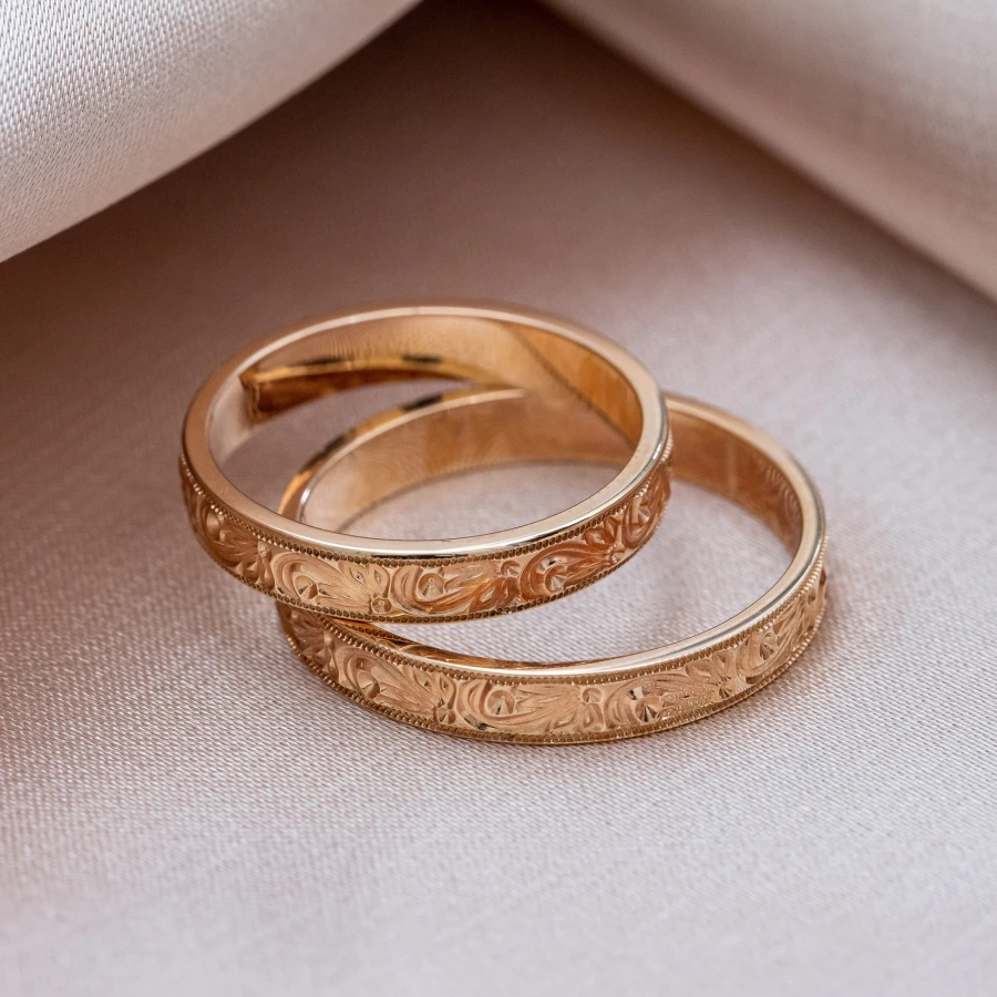 rose gold wedding rings (3)